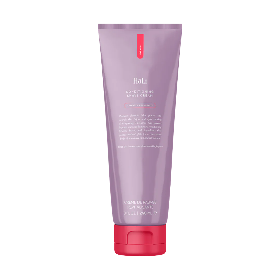 Conditioning Shave Cream HēLi Lavender & Chamomile (Crema acondicionadora y rasuradora)
