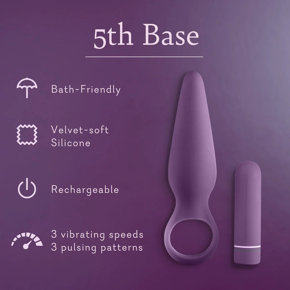 5th Base (VIBRADOR ANAL CON BALA VAGINAL)