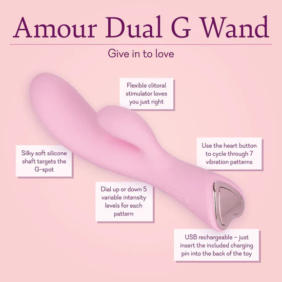 Varita Amour® Dual G (vibrador doble de punto G)