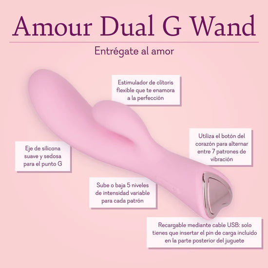 Varita Amour® Dual G (vibrador doble de punto G)