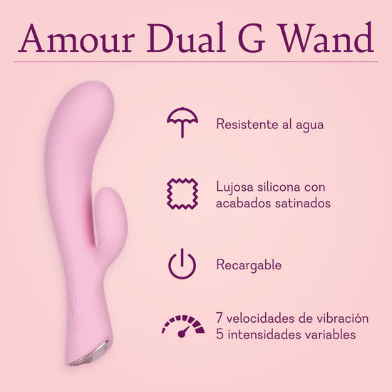 Varita Amour® Dual G (vibrador doble de punto G)