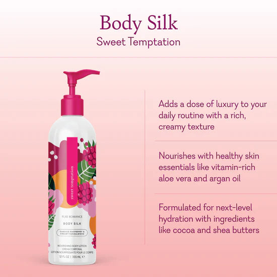 Nourishing Body Lotion  Body Silk - Sweet Temptation (CREMA CORPORAL HIDRATANTE)