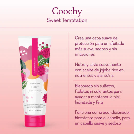 Conditioning Shave Cream  Coochy - Sweet Temptatio (CREMA RASURADORA)