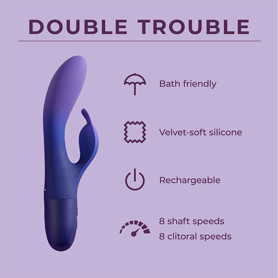 Double Trouble Dual-Action Vibrator