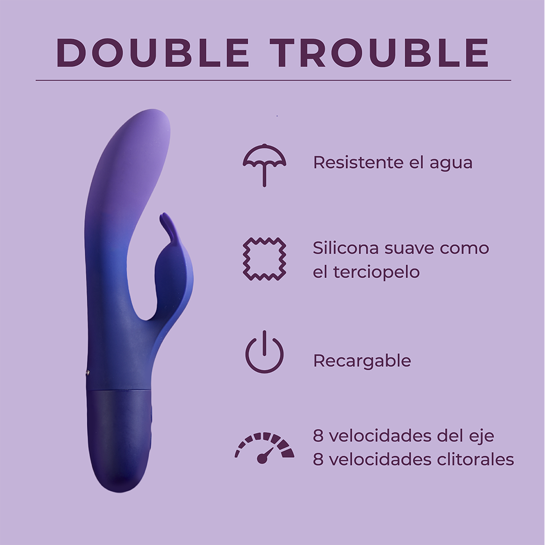 Double Trouble Dual-Action Vibrator