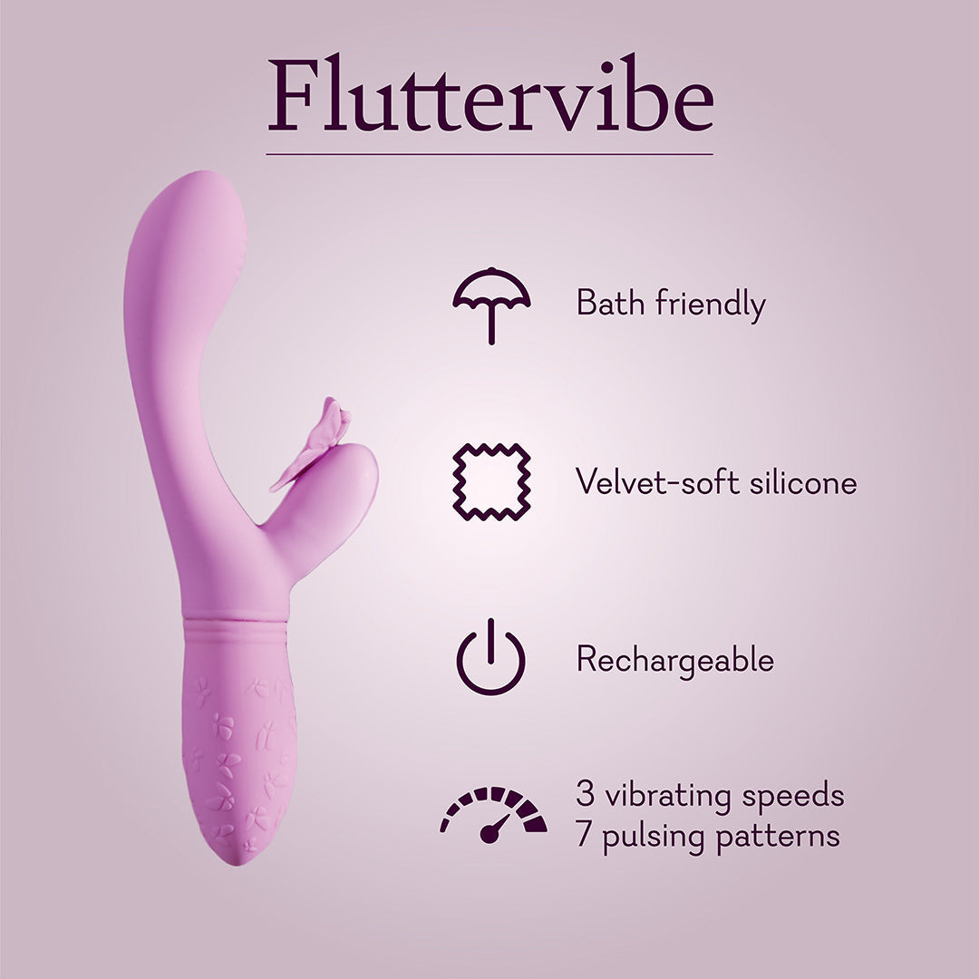 Fluttervibe Butterfly Dual Motor Vibrator (VIBRADOR DUAL)