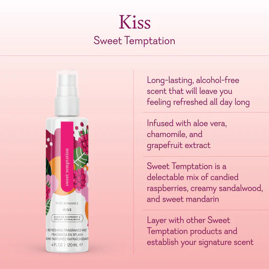 Refreshing Fragrance Mist  Kiss - Sweet Temptation (MIST REFRESCANTE)