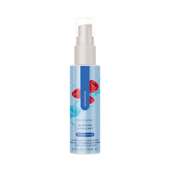 Lubricantes  Sensaciones - Frambuesa Azul (lubricante calido de mora azul)