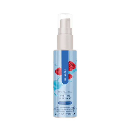 Lubricantes  Sensaciones - Frambuesa Azul (lubricante calido de mora azul)