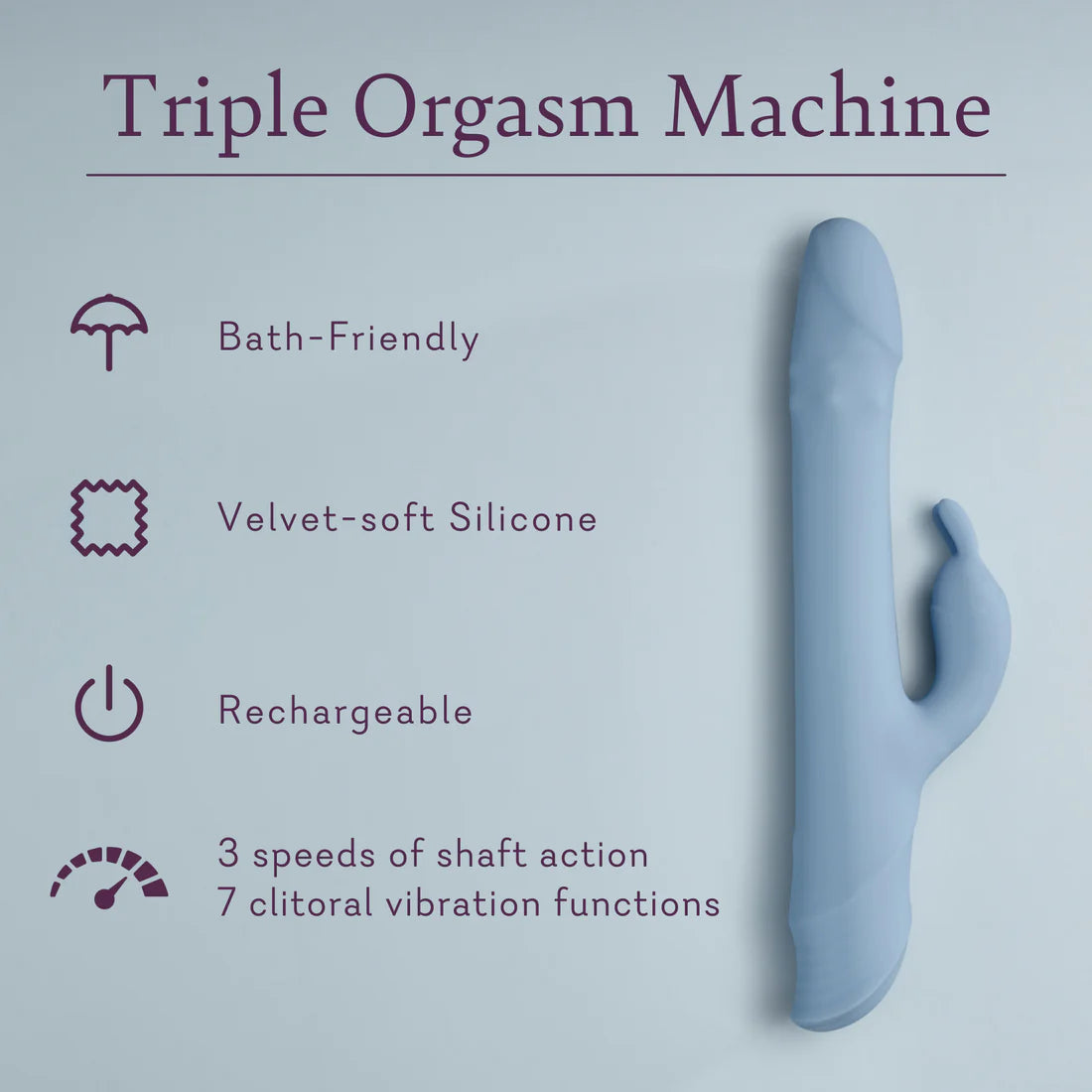 Triple Orgasm Machine (VIBRADOR DE TRIPLE ORGASMO)