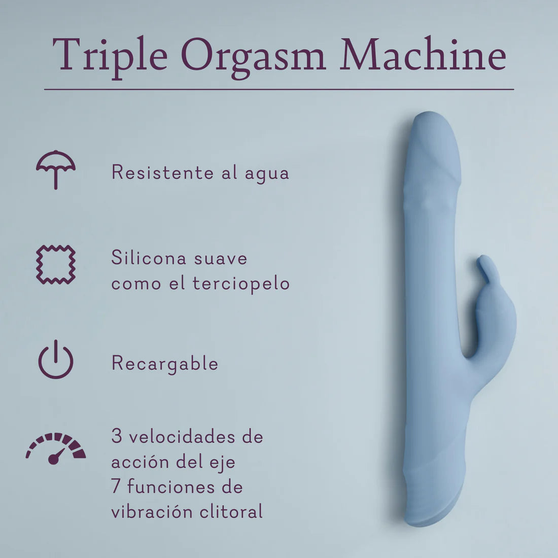 Triple Orgasm Machine (VIBRADOR DE TRIPLE ORGASMO)