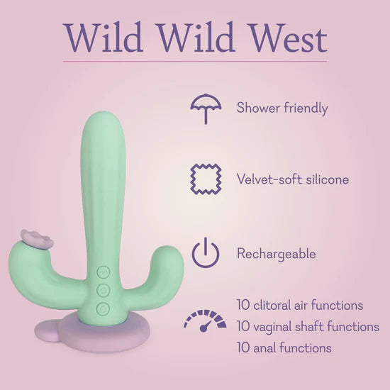 Wild Wild West (VIBRADOR ANAL, VAGINAL, CLITORAL)