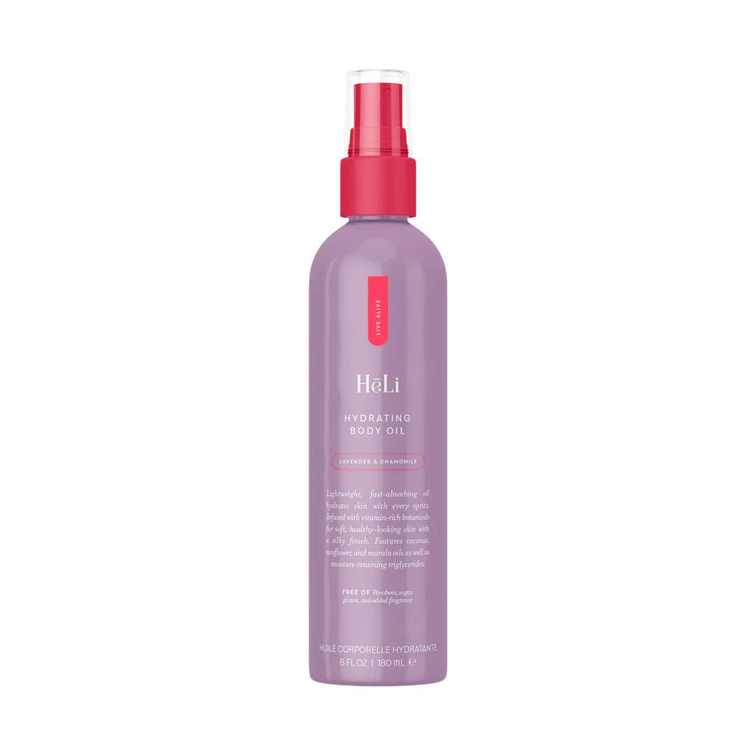 Hydrating Body Oil  HēLi Lavender & Chamomile (Aceite corporal Hidratante)