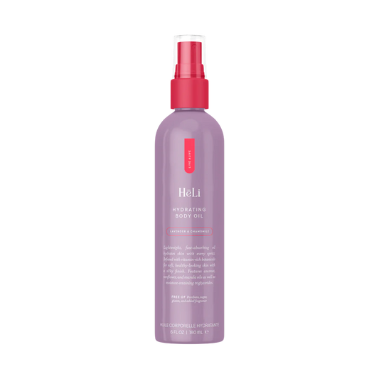 Hydrating Body Oil  HēLi Lavender & Chamomile (Aceite corporal Hidratante)