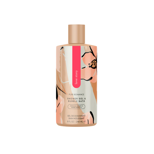 Shower Gel & Bubble Bath  Love Story (Jabon corporal y bano de burbujas Love Story)